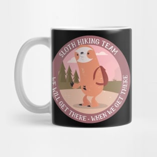 Sloth Hiking Team Mug